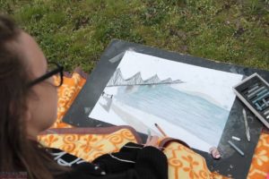 Gimnazjalistki uczestniczkami XXXVI Pleneru malarskiego – „Bulwary nad&nbsp;Wisłą”