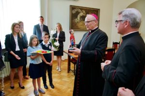 Długosz z&nbsp;życzeniami imieninowymi u&nbsp;Pasterza Diecezji