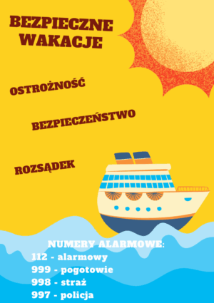 Rozstrzygnięcie konkursu „Bezpieczne Wakacje”