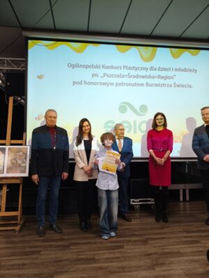 Wyróżnienie dla Mikołaja Kolibowskiego w&nbsp;Ogólnopolskim Konkursie „Pszczoła = Środowisko = Region” 2025