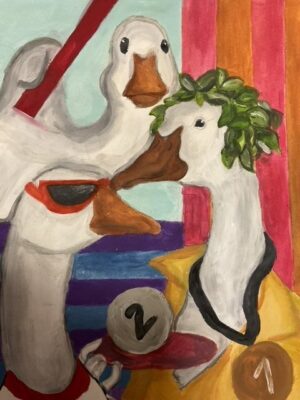 Lena Bąbińska laureatką konkursu plastycznego ,,Sportowa gęś”