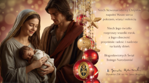 Błogosławionych Świąt Narodzenia Pańskiego!