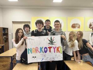 Warsztaty profilaktyczne o&nbsp;uzależnieniach w&nbsp;LO