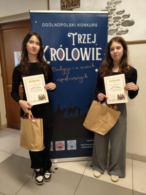 Olga i&nbsp;Lena Bąbińskie ex aequo laureatkami I&nbsp;miejsca w&nbsp;Ogólnopolskim Konkursie Plastycznym „Korona królewska jako symbol władzy i&nbsp;godności”