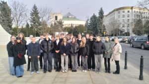 Krakowskie Przedmieście i&nbsp;Wiejska – literacko-obywatelska wycieczka maturzystów do&nbsp;Warszawy